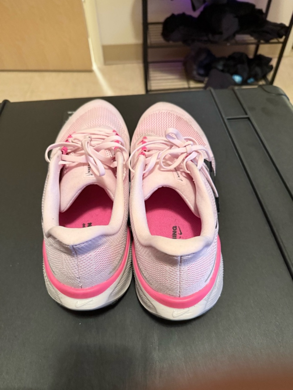 Nike Men's  Pegasus 41 Light Pink and Black Running Sneakers - Picture 4 of 8
